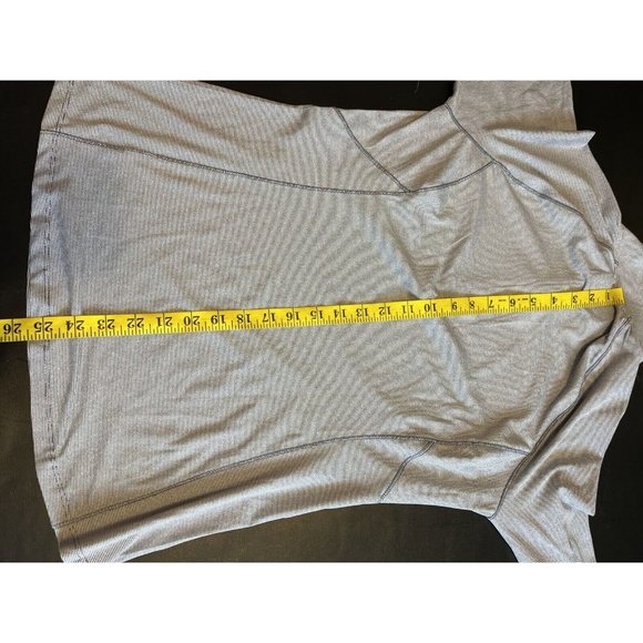New RBX Size Medium Active Fleece 1/4 Zipper Pullover Mock Neck Long Sleeve Gray - Picture 8 of 9
